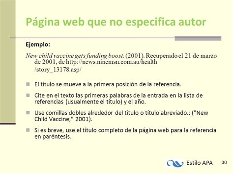 Ejemplo De Como Citar Una Pagina Web Dentro De Un Texto Texto Exemplo