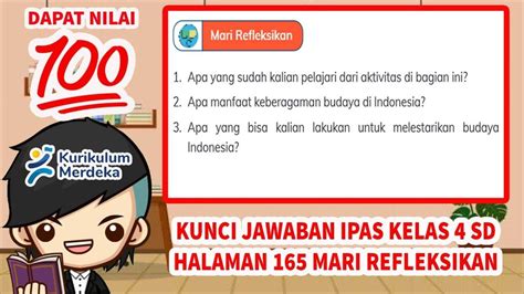 Kunci Jawaban Ipas Kurikulum Merdeka Kelas 4 Hal 165 Bagaimana Cara