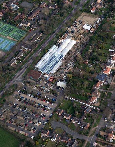 Notcutts In Norwich Garden Centre Aerial Image Norwich Norfolk