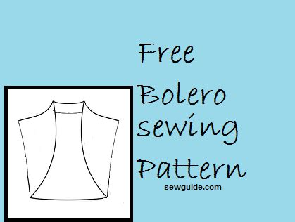 Free Sewing Pattern For Bolero Shrug Hattiharneet