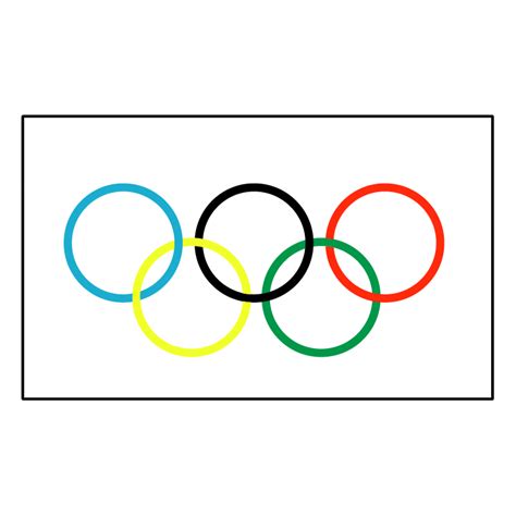 Olympic flag (54649) Free EPS, SVG Download / 4 Vector