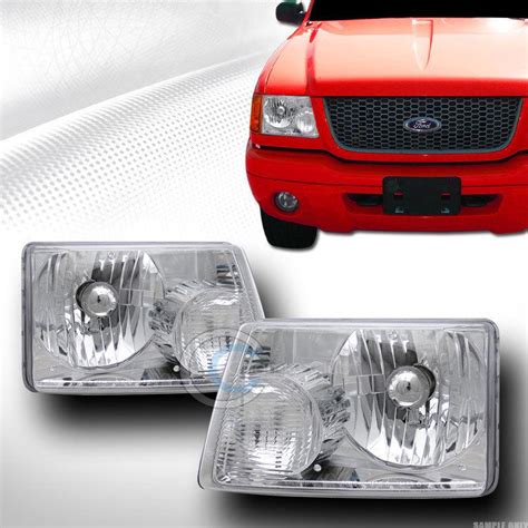 Buy CRYSTAL CHROME CLEAR HEAD LIGHTS LAMP LEFT RIGHT PAIR K2 01 11 FORD