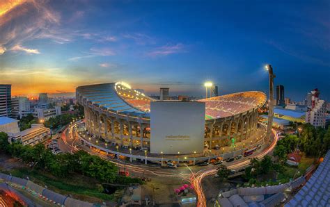 Top view of Rajamangala stadium Photograph by Anek Suwannaphoom - Pixels