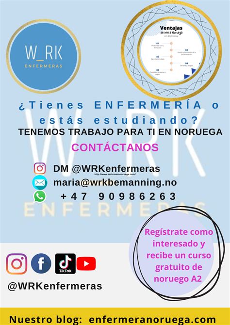 Enfermeria Trabaja En Noruega WRK Enfermeras