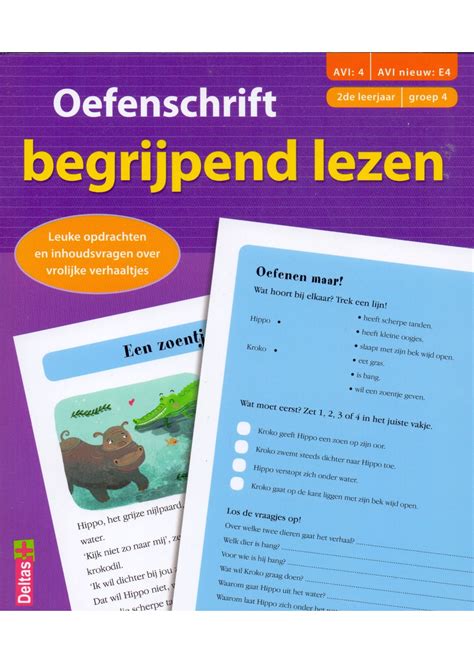 Oefenschrift Begrijpend Lezen De Leerjaar Groep Avi Avi Nieuw