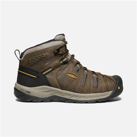 Keen Men S Flint Ii Boot Steel Toe Size 15 Wide In Cascade Brown Golden Rod Boots