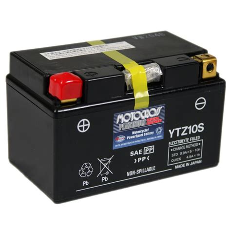 YTZ10S Battery Yuasa Motocross 12 Volt Motorcycle Batteries