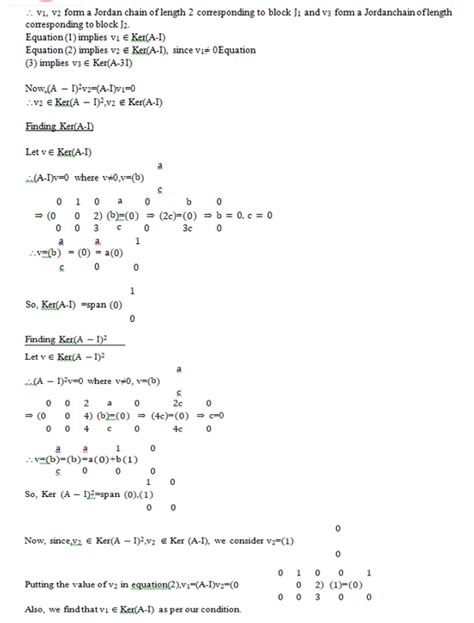 Jordan Canonical Form, Generalised Eigen Vectors and its Applications