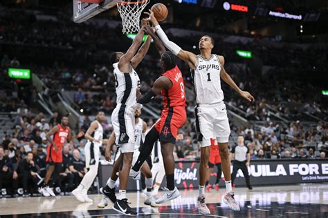 Victor Wembanyama Scores 15 Points To Lead The Spurs Past The Rockets