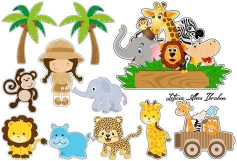 Topper Safari Festa Safari Decora O Safari Festa Infantil