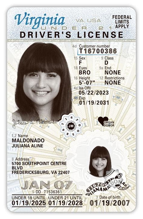 New Look Of Drivers Licenses Virginia Department Of Motor Vehicles