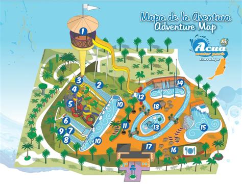 Acua Water Park Map and Brochure (2022 - 2024) | ThemeParkBrochures.net