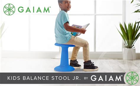 Gaiam Kids Wobble Stool Desk Chair Alternative Flexible Seating