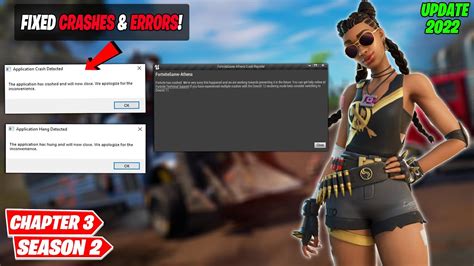 How To Fix Crashes In Fortnite Chapter Season Ue Fortntie Crash