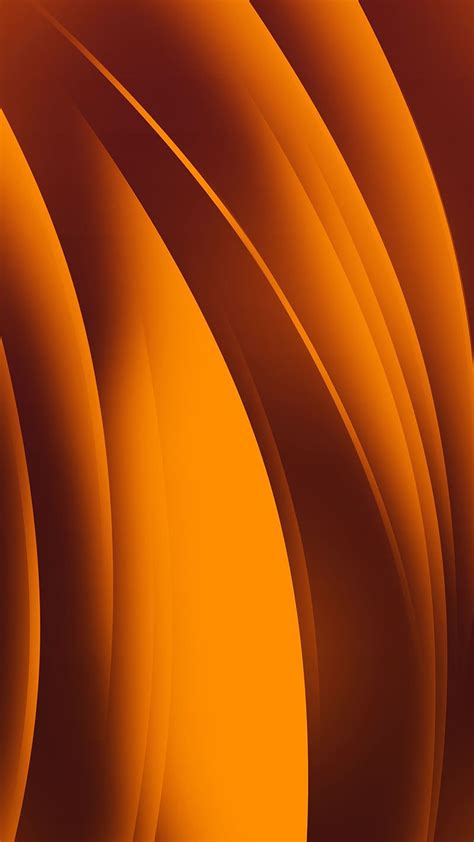 Orange Shiny Wave Design Mobile Iphone Android Orange Gold