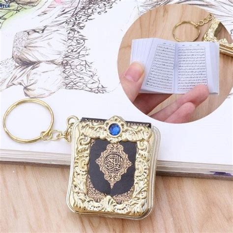 Jual Gantungan Kunci Alquran Mini Gantungan Al Quran Souvenir