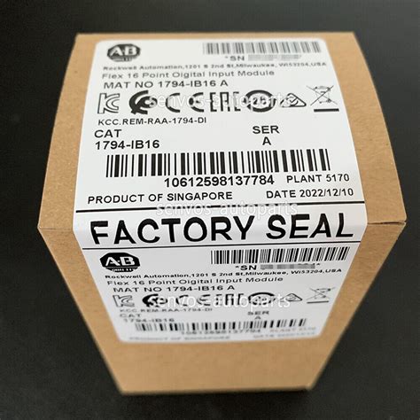 Ib Ab New Factory Sealed Flex I O Input Module Plc Allen Bradley