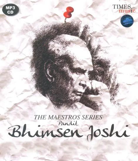 The Maestros Series Pandit Bhimsen Joshi Mp3 Cd Exotic India Art