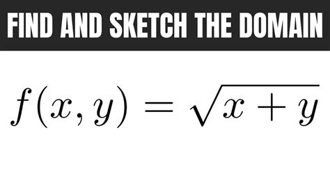 Find And Sketch The Domain Of The Square Root Function F X Y Sqrt X