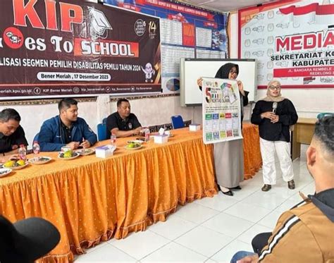 Kip Bener Meriah Sosialisasi Pemilu 2024 Untuk Penyandang Disabilitas