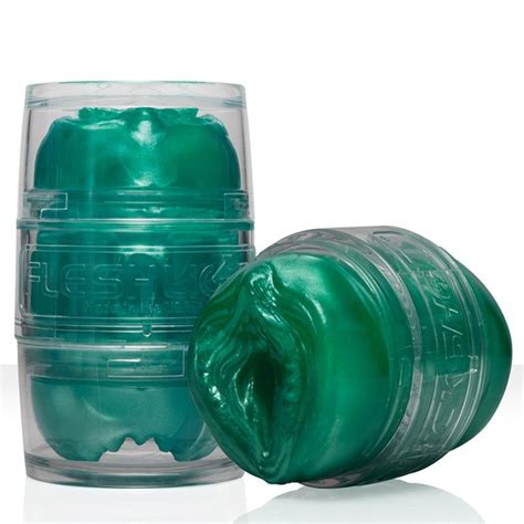 Fleshlight Freaks Quickshot Alien Vagina Ass Green Metallic Sex Toy HotMovies