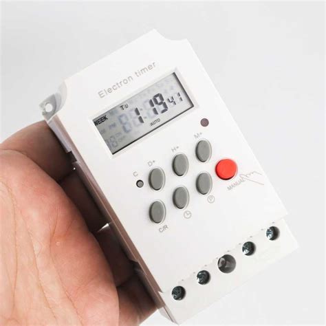 Jual MCB Power Timer Relay Programmable Time Switch Relay 25A 220V