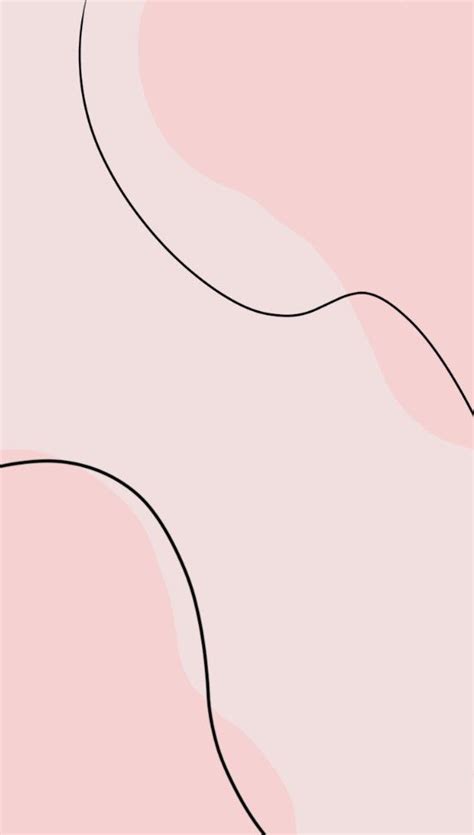 Abstract Pink Wallpaper With Black Lines