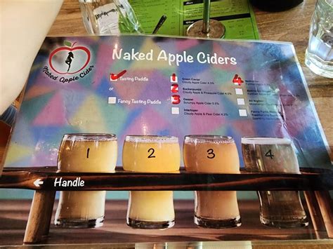 Menu At Naked Apple Cider House Restaurant Karragullen