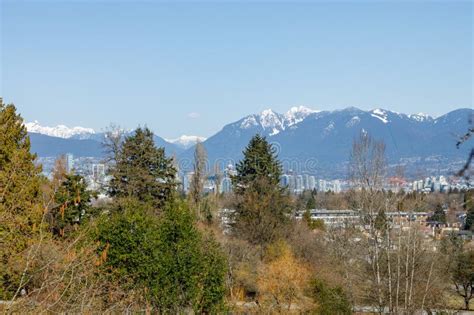 The Photo Showcases A Beautiful Viewpoint Inside Queen Elizabeth Park