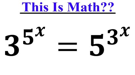 Exponential Equation With Double Exponents How To Solve Exponential