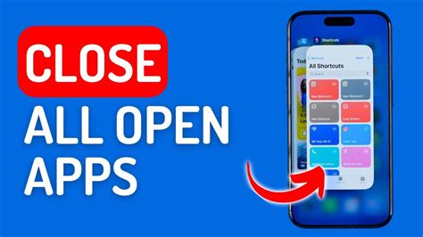 How To Close All Open Apps On Iphone Youtube