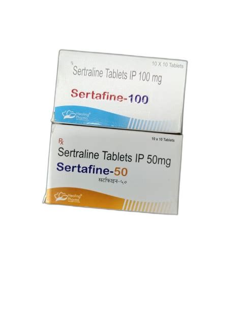 Sertaline 50mg Sertraline Tablets 50 Mg Healing Pharma At Rs 100