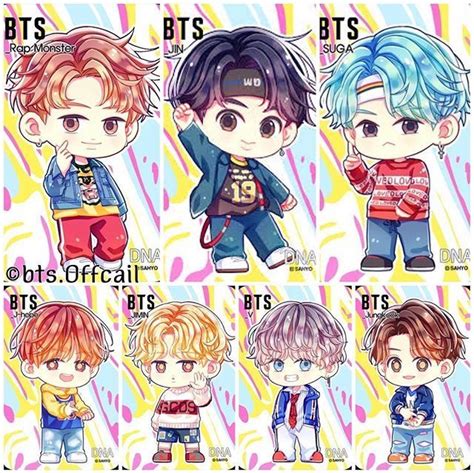 Pin By Pocii On 방탄소년단 Chibi Bts Chibi Bts Fanart