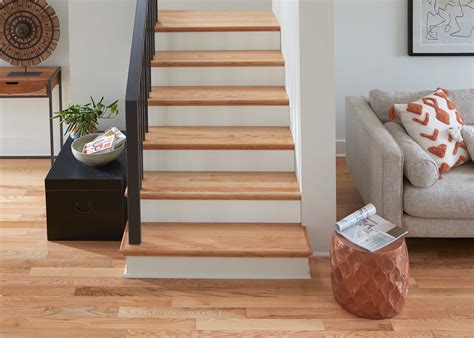 Retrotread X In Unfinished Red Oak Stair Tread Oak Off