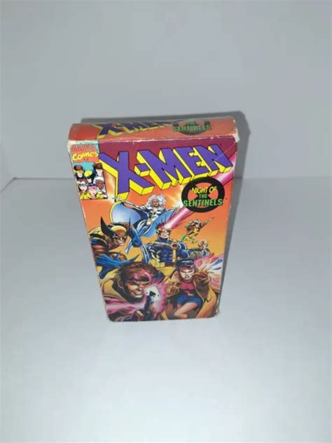 X MEN NIGHT of the Sentinels VHS 1992 Testé Fonctionnement EUR 7 54