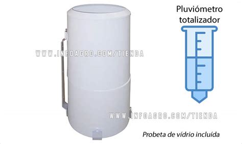 Instrucciones y manual de usuario de Pluviómetro totalizador en