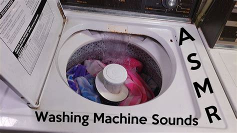 Washing Machine Sounds LOTS Of Suds ASMR YouTube