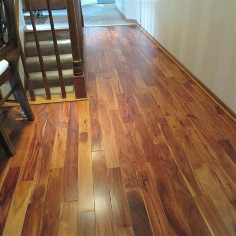 Solid Acacia Stain Smooth Prefinished Traditional Hardwood