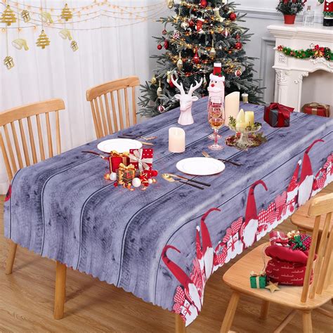 FINDIR Tovaglia Di Natale Rettangolare 180 X 150 Cm Tovaglia Natalizia