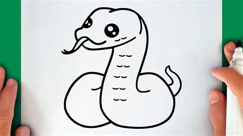 Cute Animal Tutorial Draw Cute Snake Fun And Easy To Follow