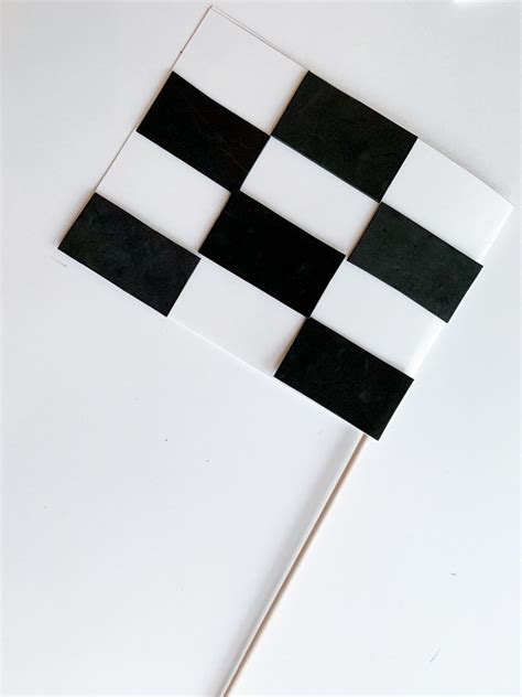 Celebrate Lightning Mcqueen Day With An Easy Diy Finish Line Flag Lightning Mcqueen Finish