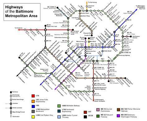 Baltimore Subway Map Travelsfinderscom