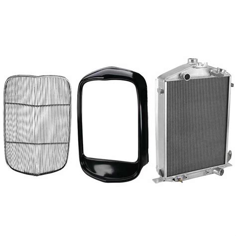 Ford Radiator For Small Block Chevy Grille Shell And Insert