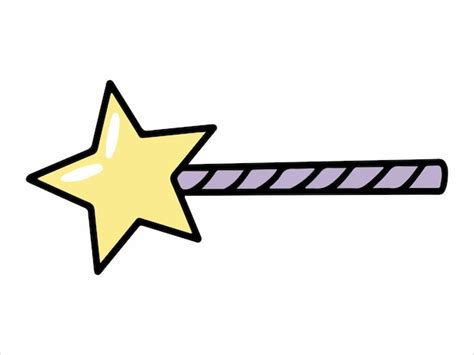 Premium Vector Magic Wand Illustration