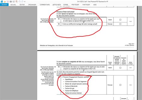 Documents à soumettre à lappui de la demande de Certificat de