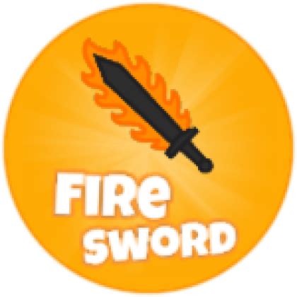 Fire Sword Roblox