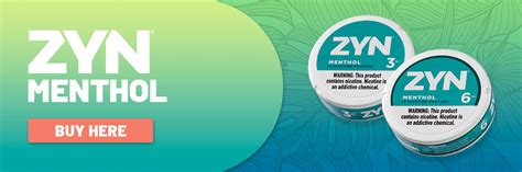 Buy Zyn Menthol Online All Zyn Menthol Pouches