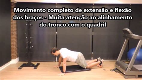 FlexÃo De BraÇos Com Joelhos No ChÃo Youtube