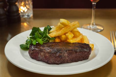 Rump Steak And Chips