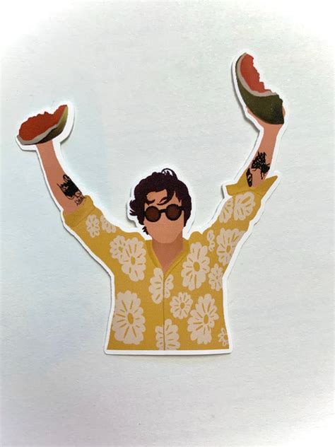 Harry Styles Watermelon Sugar Sticker Waterproof Etsy